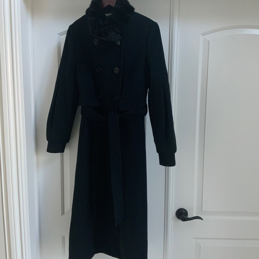 Stefania Rinaldi Italian Wool mink Coat